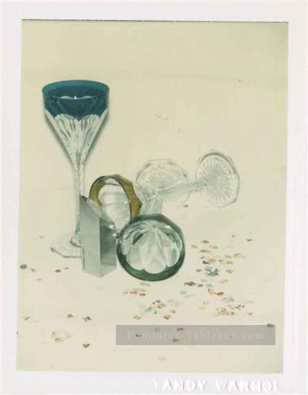 Comité 2000 Verres à Champagne Andy Warhol Peintures à l'huile